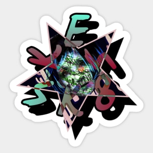 KES SK8 graffiti Sticker